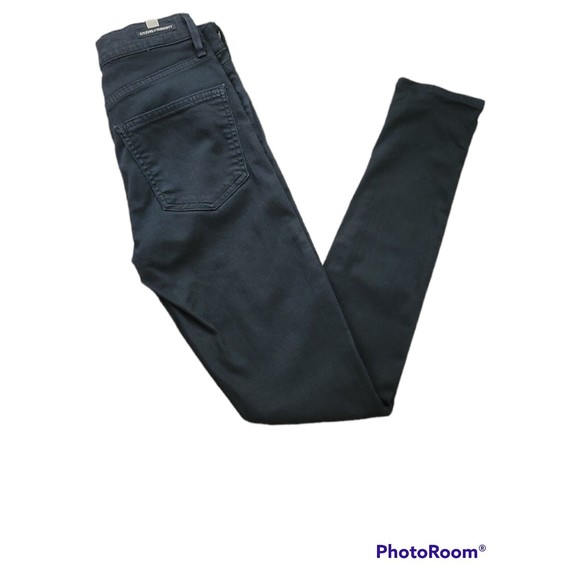 Aritzia Citizens of Humanity Rocket High Rise Jeans Black Diamond 25 - Picture 5 of 12